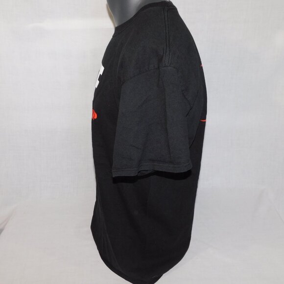 WTF Where's The Fireball Cinnamon Whisky Mens L Black Graphic Promotional Shirt - Picture 5 of 7